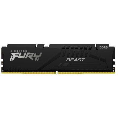 KINGSTON DIMM DDR5 32GB 6000MT/s CL30 ECC FURY Beast EXPO Černá