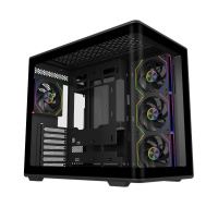 Cooler Master case Elite 600, ATX, Průhledná bočnice, 4x 120mm Fan, Černá