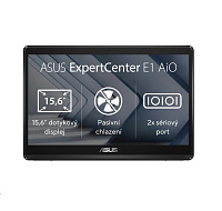 ASUS PC AiO ExpertCenter E1 (E1600WKAT-8128M), Celeron N4500, 15.6" 1920 x 1080, 8GB, 128GB SSD, UHD, bez OS, Black