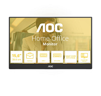 AOC MT IPS LCD WLED 15,6" 16T20E2 - IPS panel, 1920x1080, 2x USB-C, Mini HDMI, Repro, Přenosný