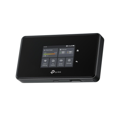 TP-Link M8550 přenosný WiFi6E router (AXE3600, 5G/4G LTE,2,4GHz/5GHz/6GHz,1xGbE,1xUSB-C,1xnanoSIM,1xmicroSD)