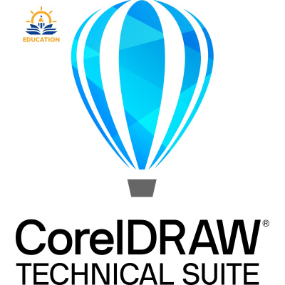 CorelDRAW Technical Suite 2026 3D CAD Education Perpetual License (incl. 1 Yr CorelSure Maintenance)(5-50)