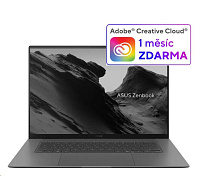 ASUS NTB Zenbook S 16 OLED (UM5606GA-OLED592XZ), AI 9 465, 16" 3K, 32GB, 512GB SSD, Radeon, W11 Pro, Antrim Gray